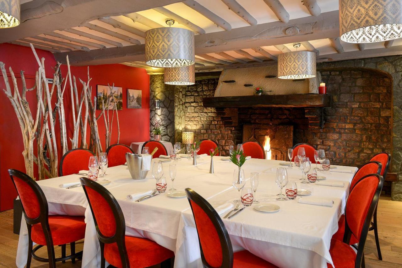 Logis Hotel Spa Restaurant Au Site Normand Clécy Eksteriør bilde